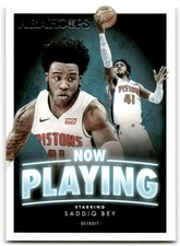 2020-21 HOOPS NOW PLAYING SADDIQ BEY DETROIT PISTONS #SS-26