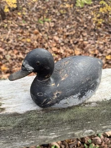 Antiker Holz geschnitzter Entenköder  - Bild 1 von 8