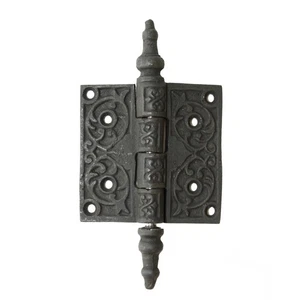 Victorian Style Cast Iron Steeple Tip Hinge 2.5 Inch - Picture 1 of 2