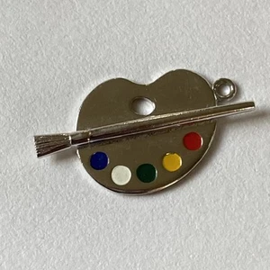 Vintage Sterling Painter’s Palette Charm Wells - Bild 1 von 4