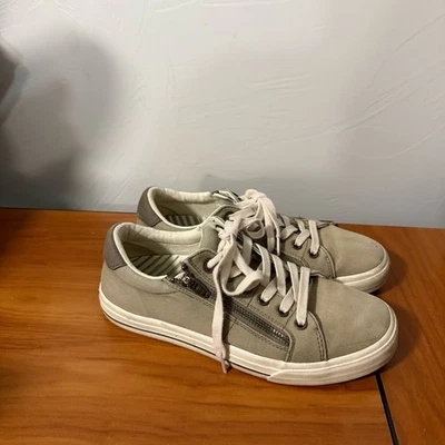 Zapatilla deportiva Täōs Z Soul con cordones cremallera cómoda de moda verde tostado lona neutra 8 Foto 1 de 4