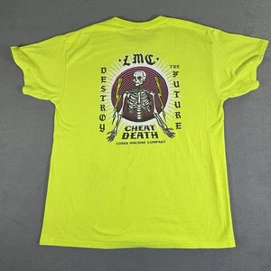 Loser Machine Men's T-Shirt Shockwave Bright Yellow Size Large - Picture 1 of 7