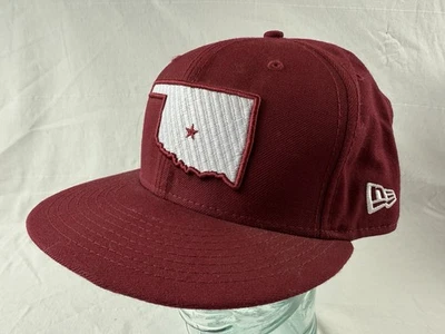 Кепка кепка New Era Oklahoma Sooners государственный контур NCAA 59fifty размер 7-5/8 - Изображение 1 из 4