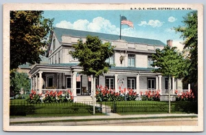 K42/ Sistersville West Virginia Postcard c1910 B.P.O.E. Elks Home 427 - Picture 1 of 2