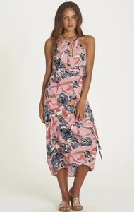 Billabong Aloha Babe Neckholder Wickelkleid Größe M Tropical - Bild 1 von 17