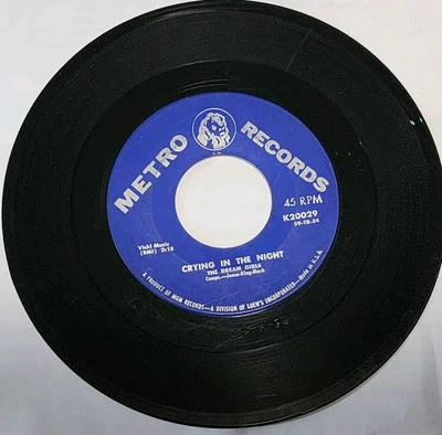 Killer R&B Detroit 45 THE DREAM GIRLS Crying in the Night VG+ Listen - Image 1 of 4