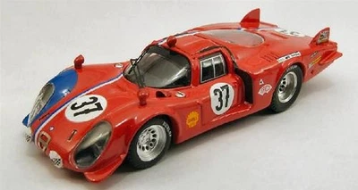 1:43 BEST Alfa Romeo 33.2 Coupe #37 Le Mans 1968 Pilette Slotemaket BE9374 - Immagine 1 di 2