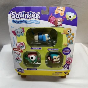 Little Live Pets Squirkies Fidget Pets paquete de 3 - Cachorro Camaleón y Mono - Imagen 1 de 2