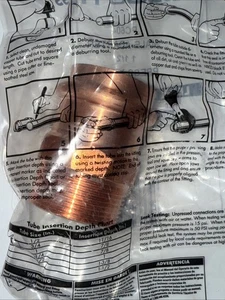 NEW NIBCO LEAK DETECTION PC604 PRESS x MALE 1-1/2" COPPER MALE ADAPTER 9032000PC - Picture 1 of 2