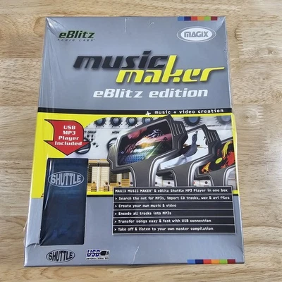 Magix Music Maker eBlitz Edition MP3 Player (DAMAGED BOX) - Image 1 of 4