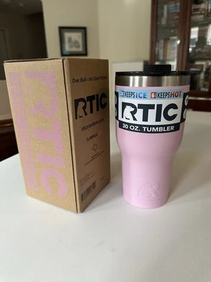 Vaso de acero inoxidable RTIC 30 oz nuevo flamenco Foto 1 de 3