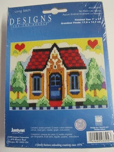 Designs for the Needle Janlynn 2006 Long Stitch Kit No Place Like Home MIP - Picture 1 of 3