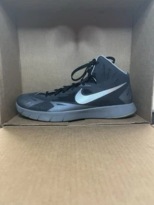 US 14 Nike Lunar Hyperquickness Basketball Shoes Mens Black 652777-004 - Picture 1 of 12