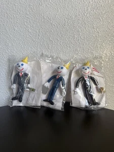 Jack’s Back Jack In The Box 3 Posable Bendables 1995 Full Set UNGEÖFFNET RAR - Bild 1 von 8