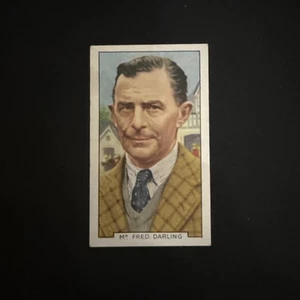 1936 Gallaher Sporting Personalities - Tobacco #6 Fred Darling - Picture 1 of 2