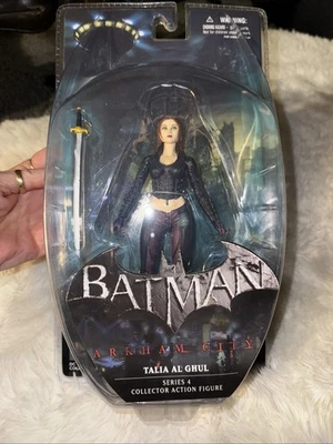 Figura de acción Batman Arkham City TALIA AL GHUL serie 4 DC coleccionables NUEVO Foto 1 de 4