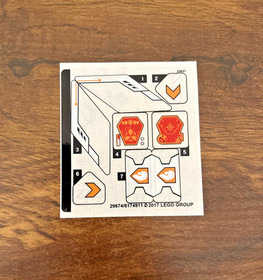 LEGO Sticker Sheet Only 70348 Lance's Twin Jouster Nexo Knights