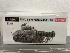 Artitec 87.119 Sherman M4A4, serbatoio di pulizia mine "Flail", kit resina HO 1:87 - Foto 1 di 3