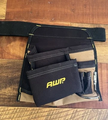AWP Mini Carpenter's Tool Pouch Steel Hammer Loop Belt Loop/Clip Attachment - Image 1 of 4