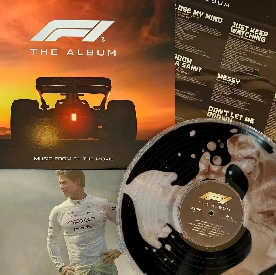 F1 The Movie Soundtrack - Liquid Oil Filled Vinyl 🏎️ - Image 1 of 1