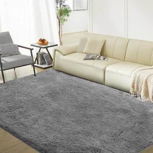 Ultraweicher Teppich für Wohnzimmer, 4X6 Flauschiger Shag Vorleger für Schlafzimmer, Modern... - Bild 1 von 9