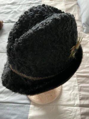 Gorra y sombrerería de colección United Hatters Workers para hombre invierno piel sintética pellizco sombrero S Foto 1 de 4