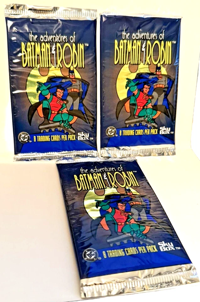 SkyBox 1995 The Adventures of Batman & Robin Trading Cards (8 Cards)