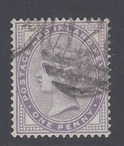 G.B. USED IN GIBRALTAR 1881 1d. LILAC 14 DOTS SG Z76 - Picture 1 of 2