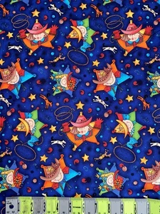 28”x44” Rodeo Cowboy Cowgirl Lasso Cotton Fabric Remnant - Picture 1 of 1