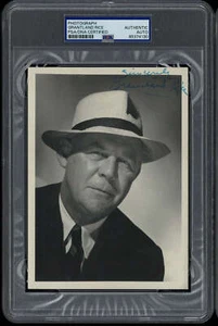 Grantland Rice Photograph Signed Auto PSA/DNA Slab Notre Dame The Four ID:465751 - Picture 1 of 2