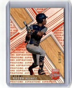 2019 Panini Elite Extra Edition #46 Nasim Nunez Aspirations Orange /100 - Bild 1 von 2