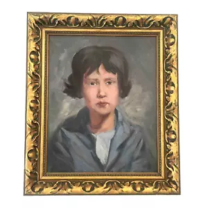 PIERRE VILLAIN (FRANCE, 1880-1959) SIGNED PORTRAIT ANNA CABIBEL 1947 HAND WRITE - Picture 1 of 8