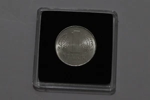 🧠🇩🇪 GERMANY DDR 1 MARK 1985 CASED HIGH GRADE B58 CG42 - Picture 1 of 2