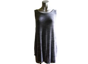 Ladies Old Navy Size Medium Heather Gray Tank Top Rayon Spandex Sleeveless - Picture 1 of 4