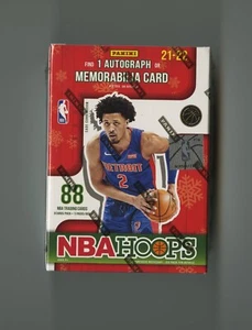 2021-22 Panini NBA Hoops Basketball Winter Holiday Blaster Box Exclusive Inserts - Picture 1 of 2