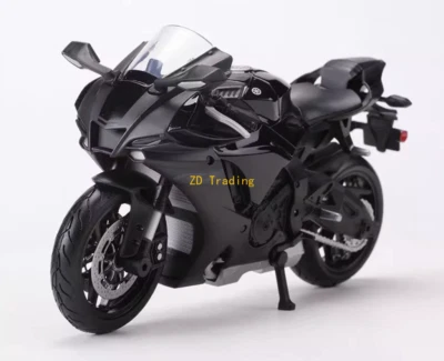 ZD Maisto 1:12 Negro 2021 YZF R1 Bicicleta Deportiva Modelo Diecast Metal Motocicleta BN Foto 1 de 4