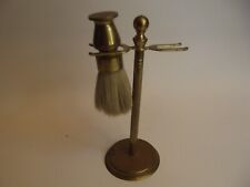 Vintage Brass Shaving Stand -Brush With Stand SHAVER IS NOT INCLUDED