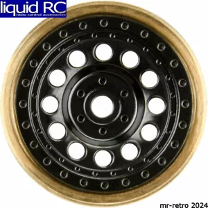 Pro-Line 281200 1/24 Rock Shooter Brass F/R 1.0 7mm wheel 2 Blk - Picture 1 of 2
