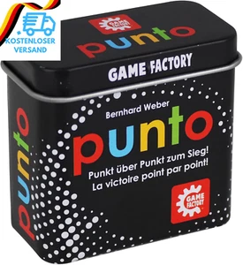 Game Factory 646214 Punto, Mini-Kartenspiel in Handlicher Metalldose, Punkt Zum  - Bild 1 von 12