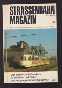 TRAMWAYS - TRASSENBAHN MAGAZIN N°59 DER ELETRISCHE NAHVERKEHR IN BERICHTEN - Picture 1 of 4