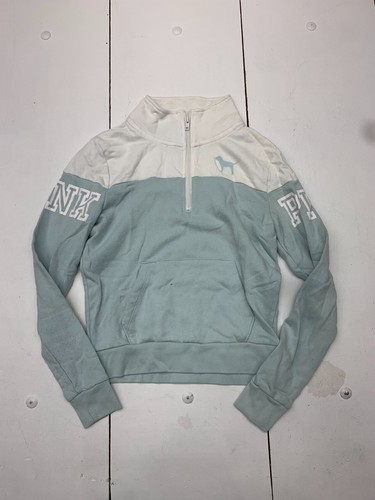 UNDERCOVER Pullover rosa Victorias Secret per ragazze bianco rosa 1 4 cerniera taglia XS