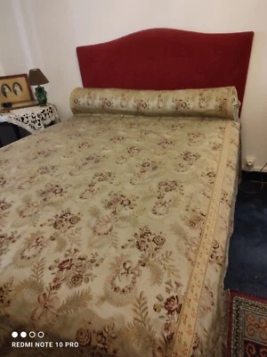 Ancien Couvre  lit fin XIXème Dessus de lit Vintage Château  - Photo 1/4