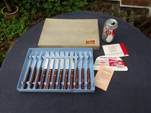 Vintage Richards Cutlers Steakmesser & Gabeln - Brandneu in Box mit Etiketten - Bild 1 von 13