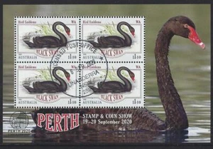 AUSTRALIA 2020 PERTH STAMP SHOW MINIATURE SHEET FINE USED - Picture 1 of 1