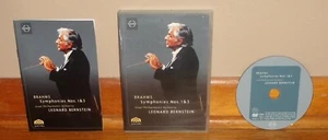 BRAHMS-Symphonies Nos. 1 & 3-LEONARD BERNSTEIN-Israel Philharmonic-SUPERB DVD! - Picture 1 of 4