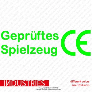 Geprüftes Spielzeug CE - Aufkleber Fun Sticker LOW Shocker OEM Tuning JDM Auto - Bild 1 von 2