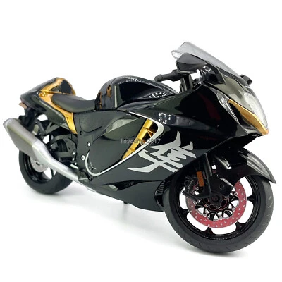 1/9 Scale Suzuki Hayabusa Motorcycle Model Diecast Toy Car Boys Toys Collection - Image 1 of 4
