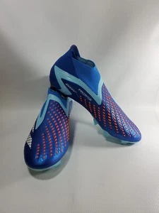 Adidas Predator Accuracy+ FG Low Mens Soccer Cleats GZ2606 Blue Size 12 NEW - Picture 1 of 7