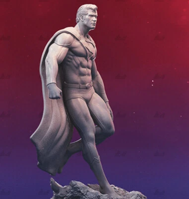 3D Print Classic Superman Garage Kit Figure Model Kit Unpainted Unassembled GK - Image 1 of 4