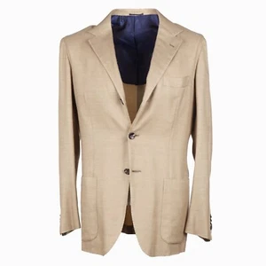 Kiton Soft-Constructed Lightweight Cashmere-Silk-Linen Sport Coat 40R (Eu 50) - Picture 1 of 12